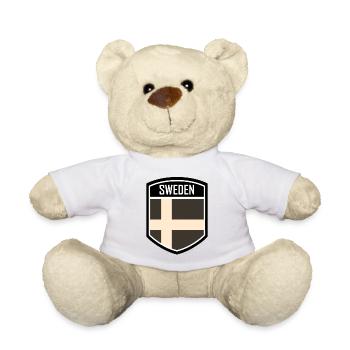 Suède Suède Scandinavie Pays nordiques Viking Europe - Nounours - blanc - Devant