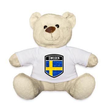 Suède Suède Scandinavie Pays nordiques Viking Europe - Nounours - blanc - Devant