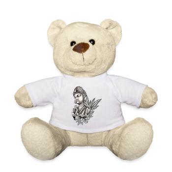 Buddha Monk Namaste Buddhism I Gift - Teddy Bear - white - Front