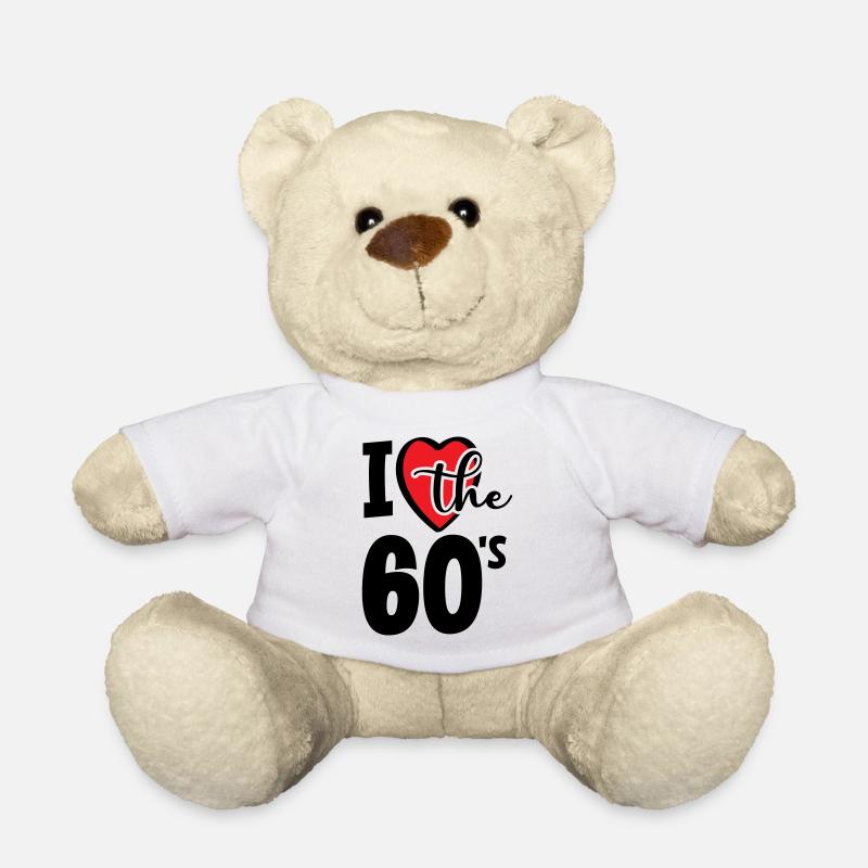 Ich liebe die 60er Jahre. Ich liebe die 60er Jahre. - Teddy - Weiß