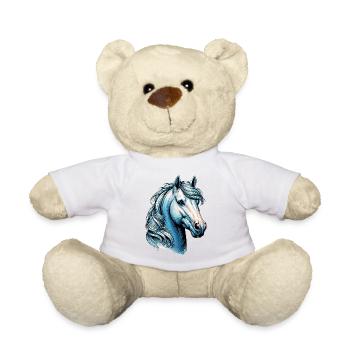 Horse - Teddy Bear - white - Front