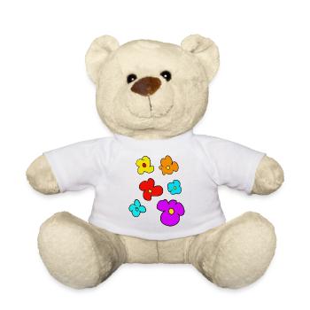blumen - Teddy - Weiß - Vorne
