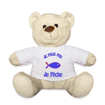 SARDINE. FISCH. APRILSCHERZ. ICH KANN NICHT - Teddy - Weiß - Vorne