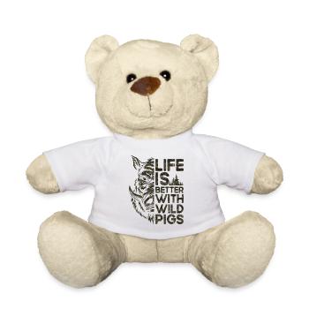 Hunting, game, hunt, nature, hunter, animal wildlife - Teddy Bear - white - Front