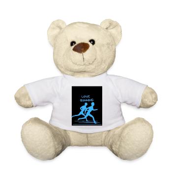 Ich liebe laufen, rennen, sprinten in Paris - Teddy - Weiß - Vorne