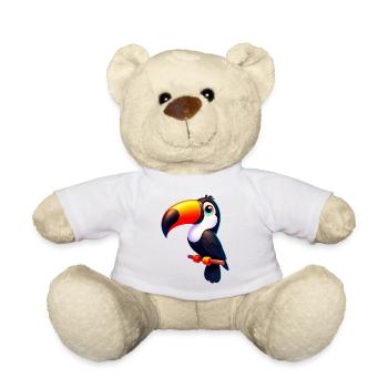 Toucan - Teddy Bear - white - Front