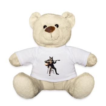 Wolf Music Gitarrenmusiker - Teddy - Weiß - Vorne