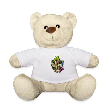Fée des raisins émeraude - Nounours - blanc - Devant