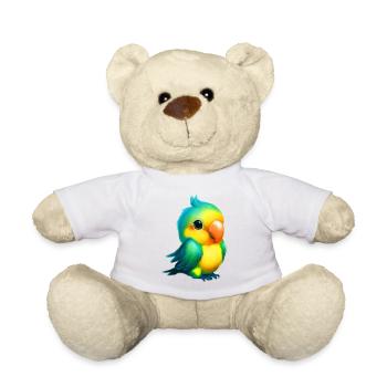 Parrot - Teddy Bear - white - Front