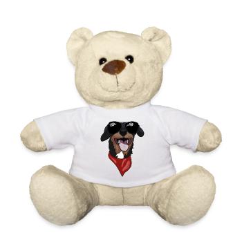 Sommer Sonne Hund - Teddy - Weiß - Vorne