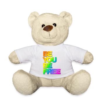 Typo Be You Be Free Diversity hf Rainbow Shadow - Teddy - Weiß - Vorne
