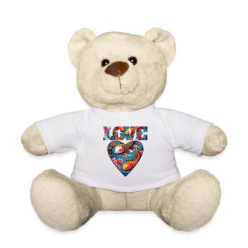 Love - Teddy Bear - white - Front