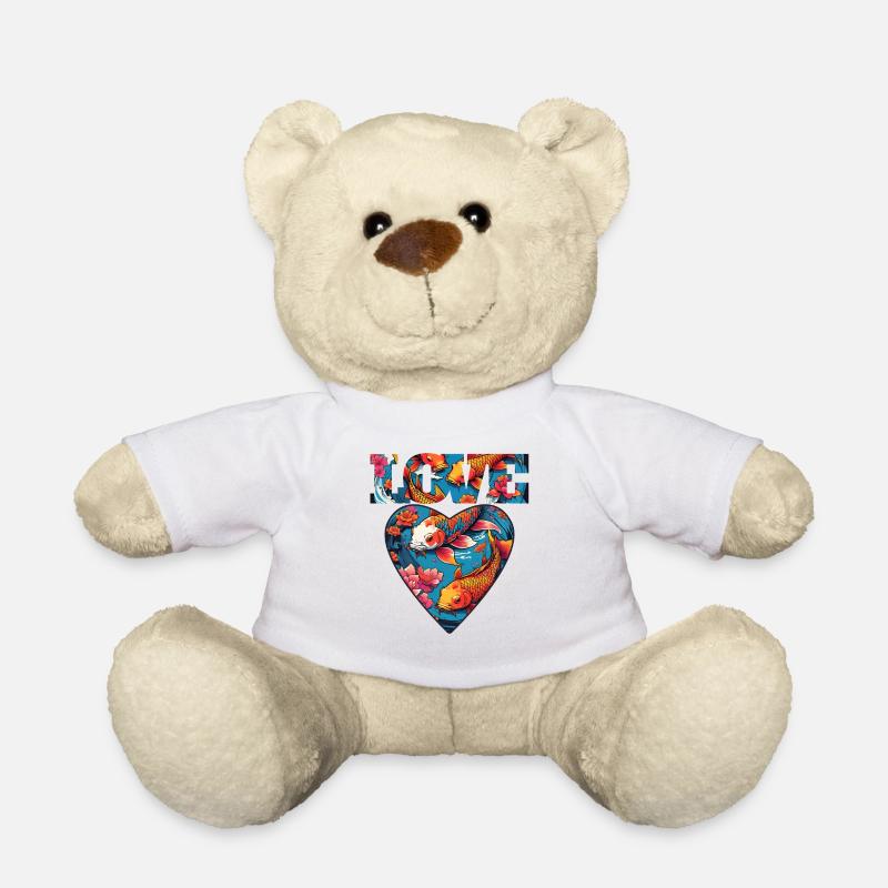 Liebe - Teddy - Weiß