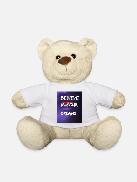 Believe - Teddy Bear - white