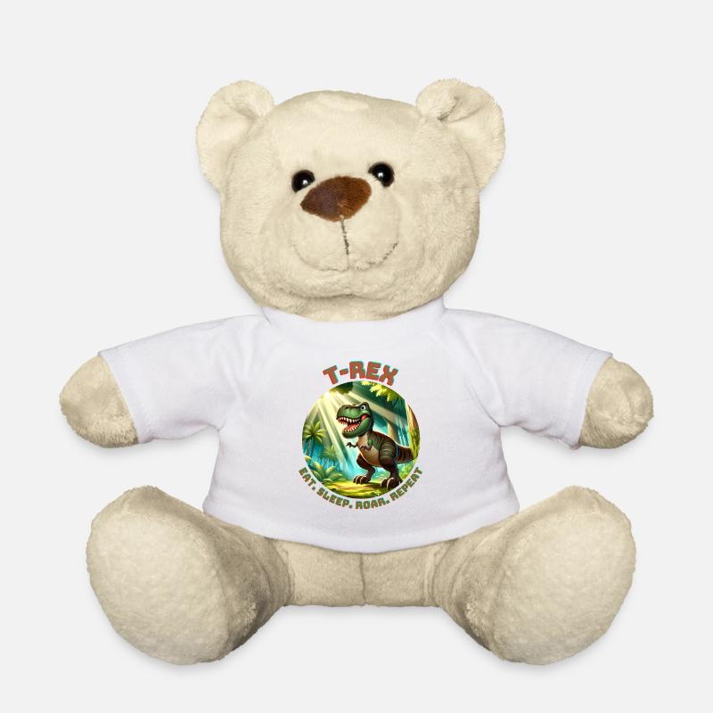 T Rex9 - Teddy Bear - white