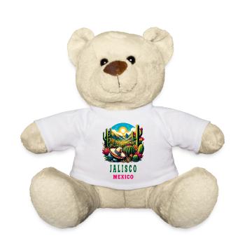 Jalisco Mexiko Kaktus Wüsten Design - Teddy - Weiß - Vorne