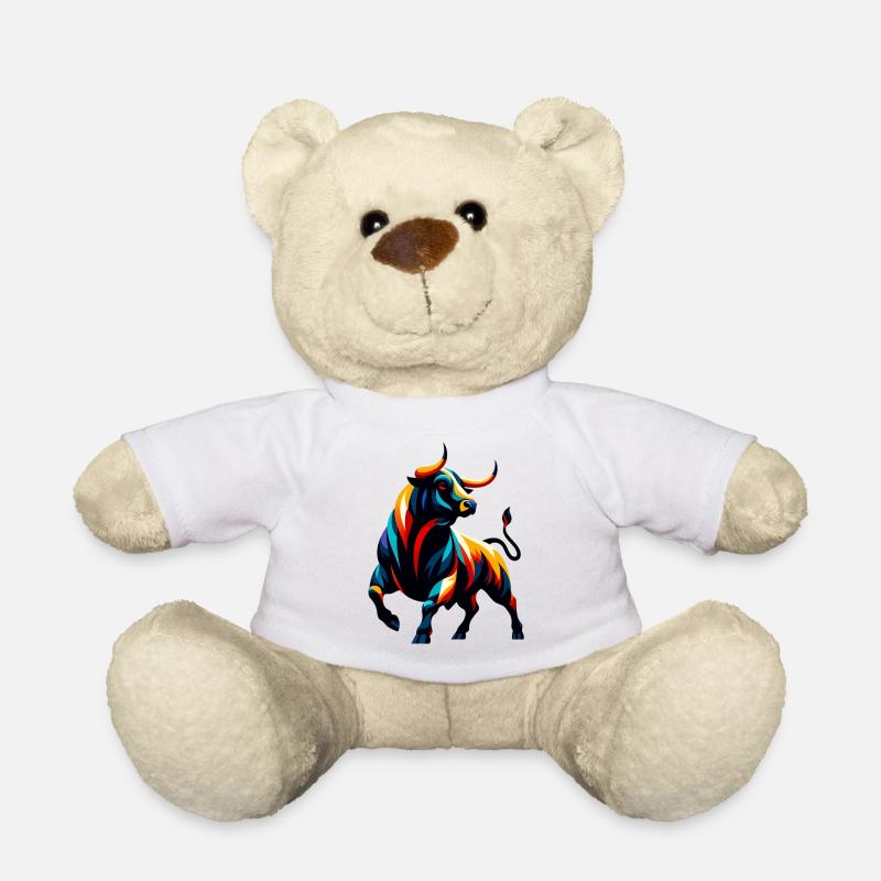Taureau - Nounours - blanc