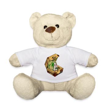 Ein Kopf per Nachnahme - Teddy - Weiß - Vorne