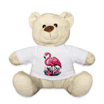 Flamingo - Teddy - Weiß - Vorne