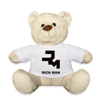 rich man - Nounours - blanc - Devant