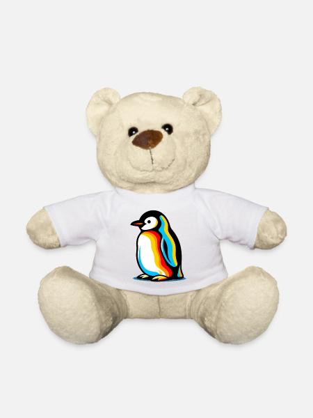 Pinguin - Teddy - Weiß