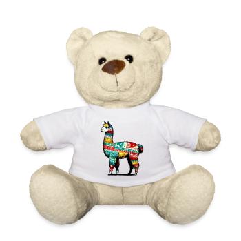 Alpaca - Teddy Bear - white - Front