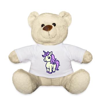 einhorn unicorn - Teddy - Weiß - Vorne