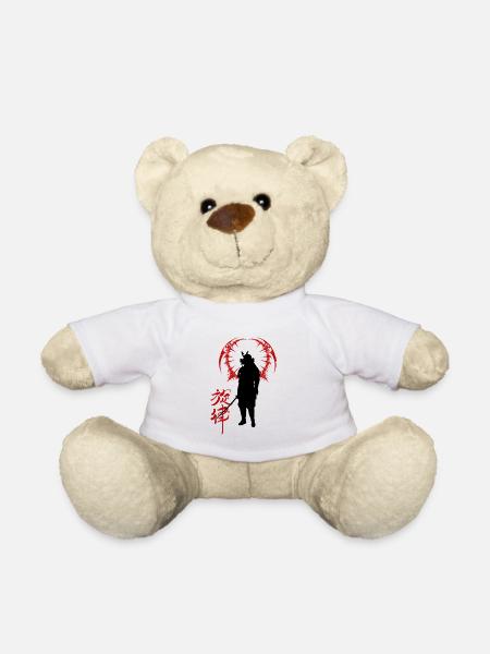 samurai - Teddy Bear - white
