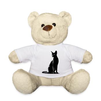 Abessiner Katze - Teddy - Weiß - Vorne