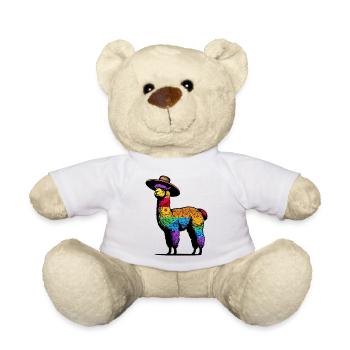 Alpaca - Teddy Bear - white - Front