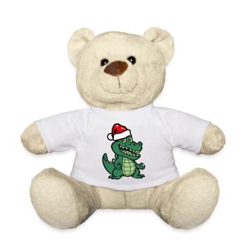 Noël crocodile - Nounours - blanc - Devant