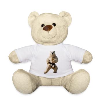 Sport polar bear - Teddy Bear - white - Front