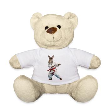 Lapin sportif - Nounours - blanc - Devant