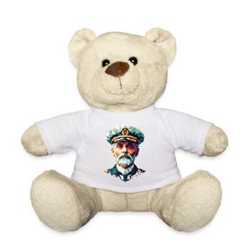 Portrait Kapitän Edward Smith Polygon Kunst - Teddy - Weiß - Vorne
