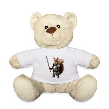 Eichhörnchen-Ritter-Schwert 3 - Teddy - Weiß - Vorne