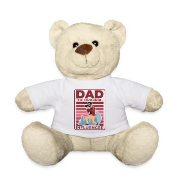 Papa: Der ursprüngliche Influencer - Teddy - Weiß - Vorne