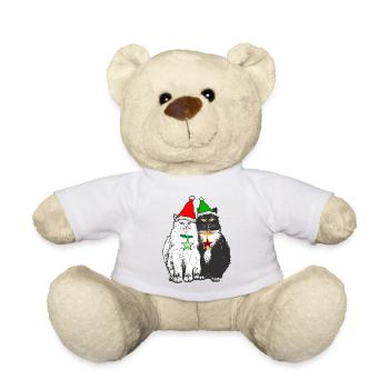 DIE WEIHNACHTSKATZEN - Teddy - Weiß - Vorne