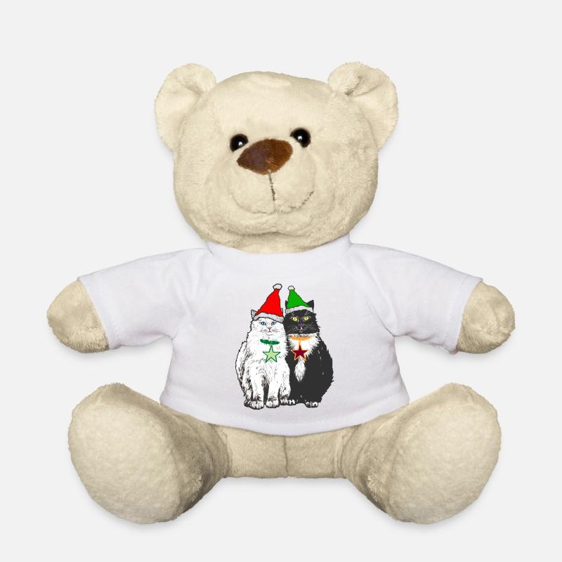 DIE WEIHNACHTSKATZEN - Teddy - Weiß