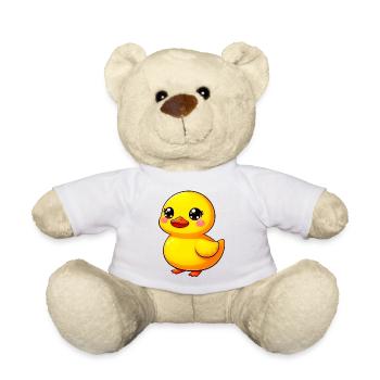 Duckling Duck Duck Duck - Teddy Bear - white - Front