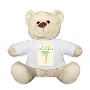 Pastellfarbene Palme - Teddy - Weiß - Vorne