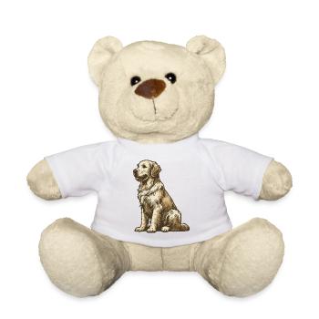 Golden retriever - Nounours - blanc - Devant