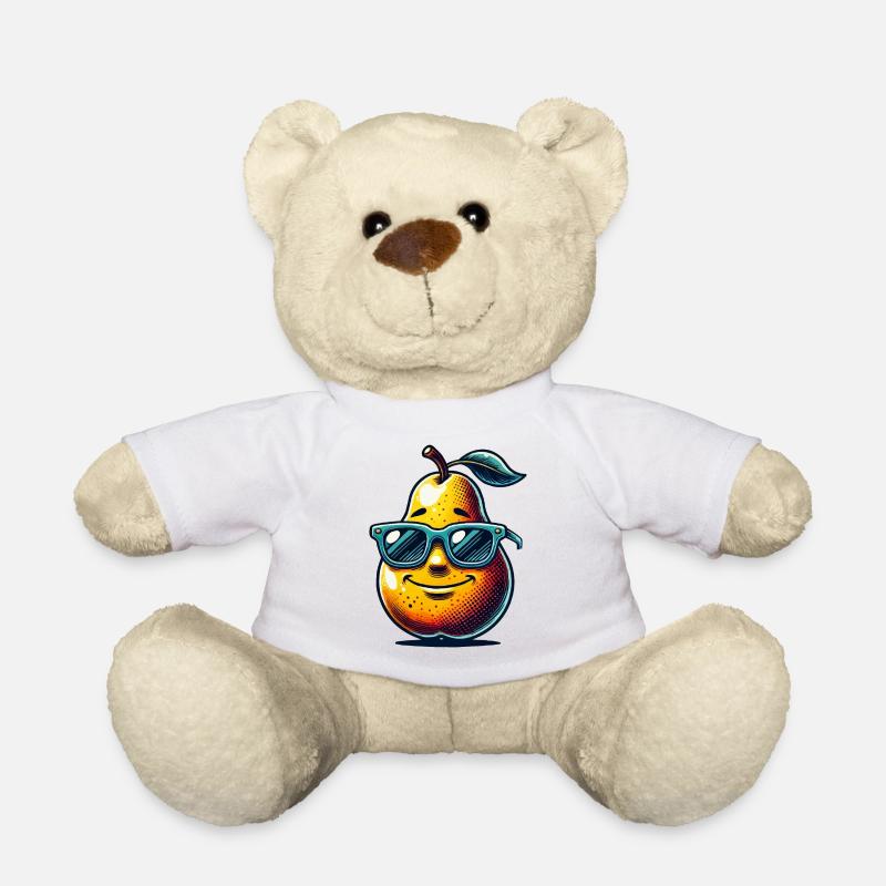 birne - Teddy - Weiß
