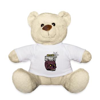 soyons effrayants - Nounours - blanc - Devant