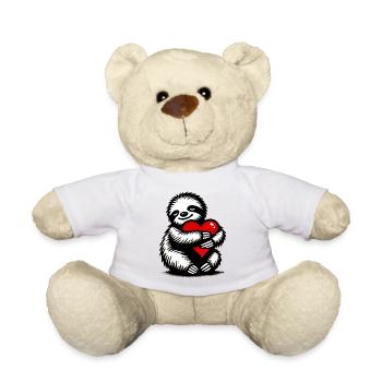 Faultier - Teddy - Weiß - Vorne