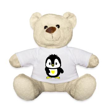 Pingouin mignon - Nounours - blanc - Devant