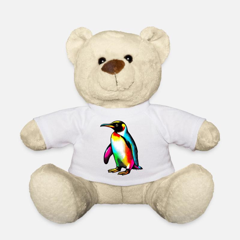 Pinguin - Teddy - Weiß