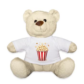 Popcorn Costume Carnival - Teddy Bear - white - Front