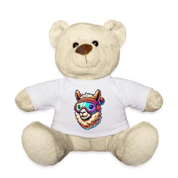 alpaka skibrille - Teddy - Weiß - Vorne
