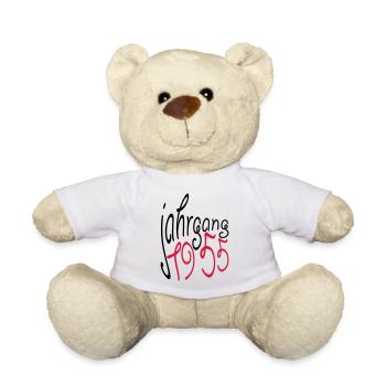 Jahrgang 1955 geboren - Teddy - Weiß - Vorne