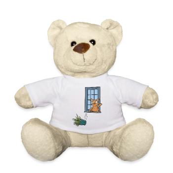 C’est toujours le chat orange - Nounours - blanc - Devant